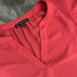 Adrianna Papell Vibrant Coral Top